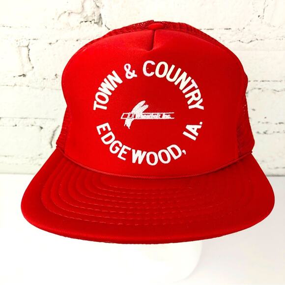 Vintage Town & Country Iowa Snapback Hat - Picture 1 of 7